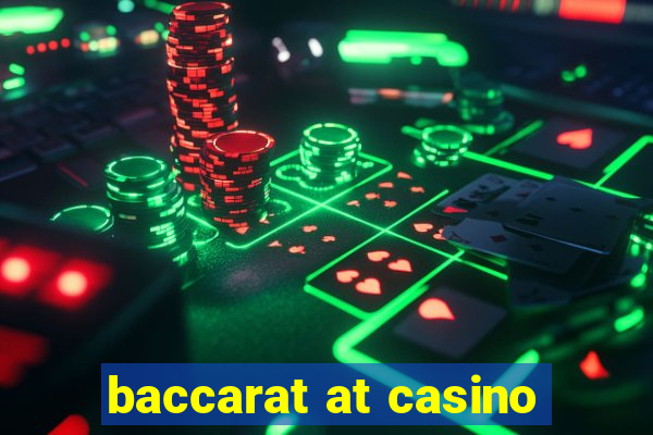 baccarat at casino