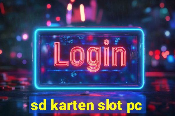 sd karten slot pc