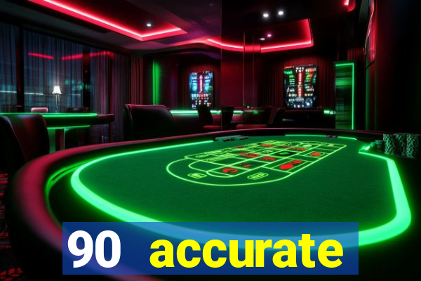 90 accurate football predictions