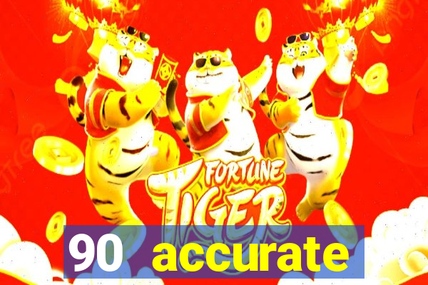 90 accurate football predictions