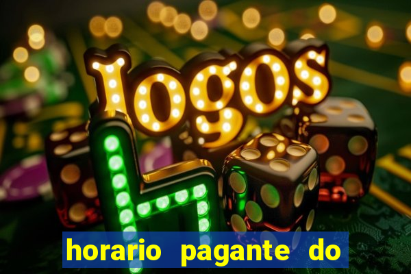 horario pagante do coelho fortune