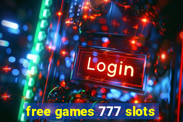 free games 777 slots