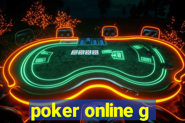 poker online g