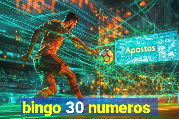 bingo 30 numeros