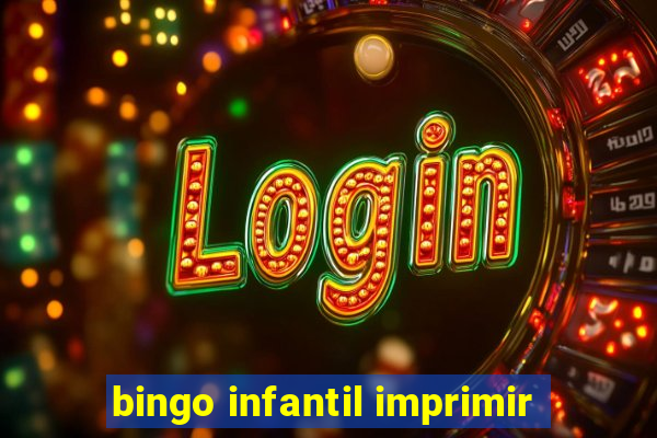 bingo infantil imprimir