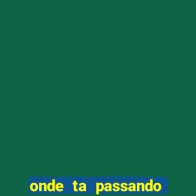 onde ta passando jogo do galo