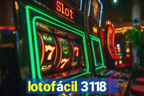 lotofácil 3118