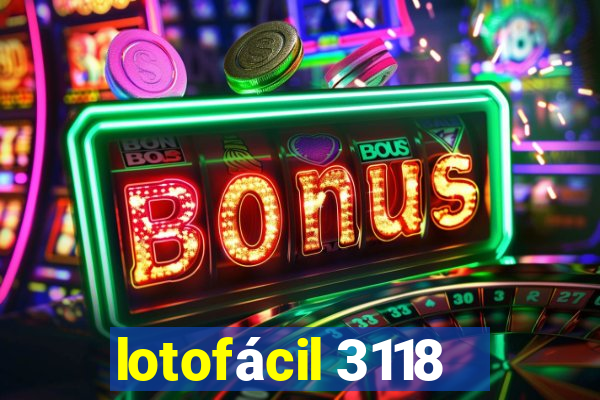 lotofácil 3118