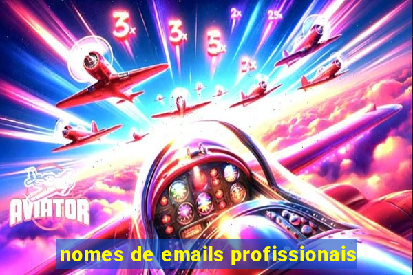 nomes de emails profissionais