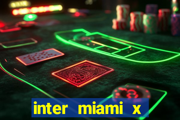 inter miami x chicago fire palpite