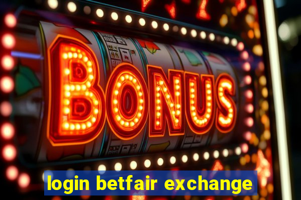 login betfair exchange