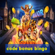 code bonus bingo