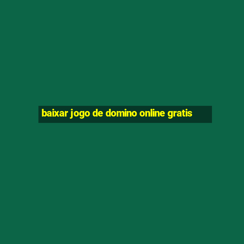 baixar jogo de domino online gratis