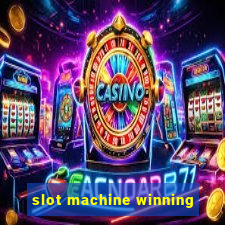 slot machine winning