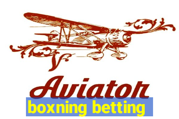 boxning betting