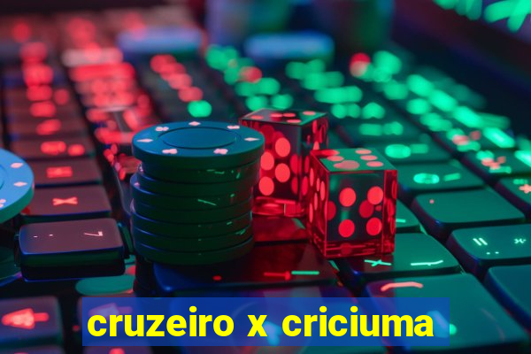 cruzeiro x criciuma