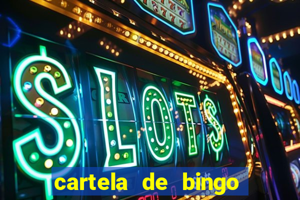 cartela de bingo para imprimir gratis