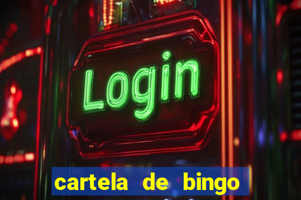 cartela de bingo para imprimir gratis