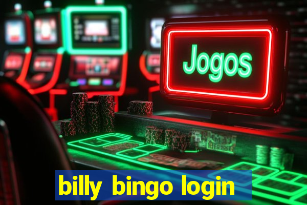 billy bingo login