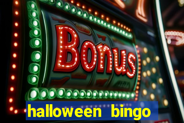 halloween bingo card generator