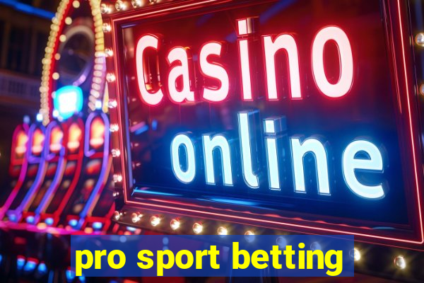 pro sport betting