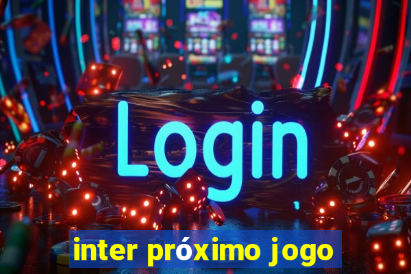 inter próximo jogo