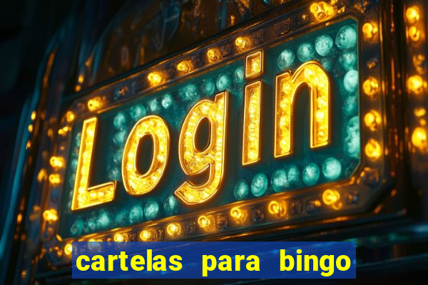 cartelas para bingo da multiplica??o