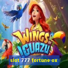 slot 777 fortune ox