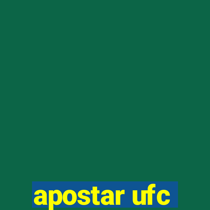 apostar ufc