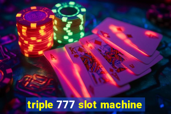 triple 777 slot machine