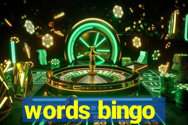 words bingo