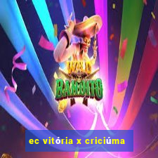 ec vitória x criciúma