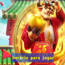 horário para jogar no fortune tiger