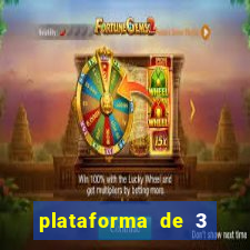 plataforma de 3 reais jogo