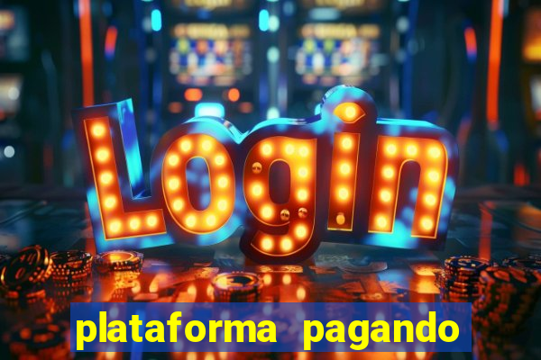 plataforma pagando bonus no cadastro