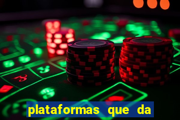 plataformas que da bonus de cadastro