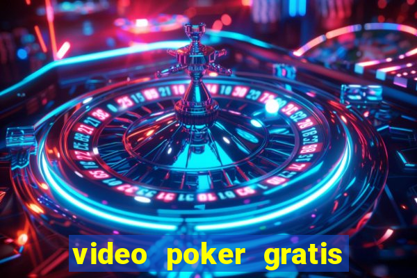 video poker gratis slot machine