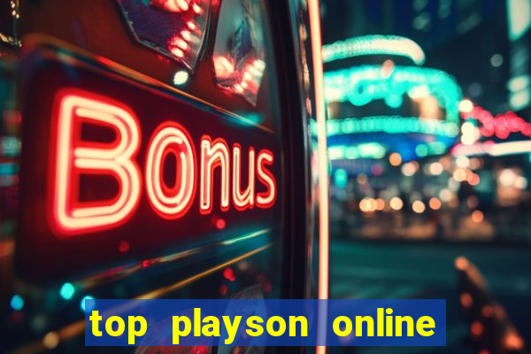 top playson online slot sites