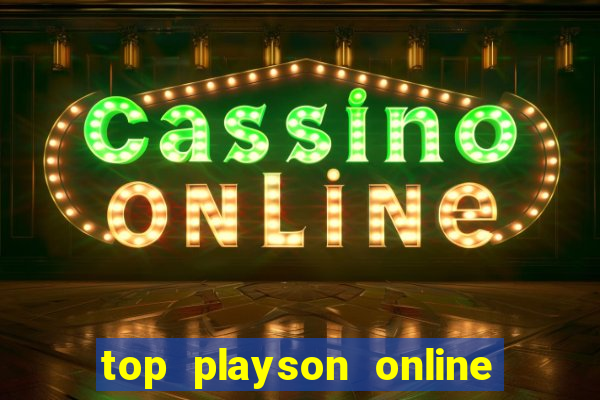 top playson online slot sites