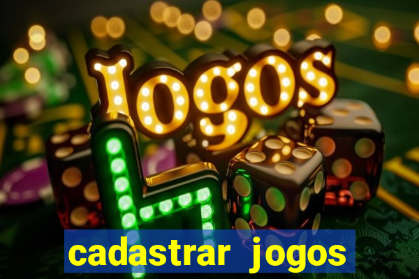 cadastrar jogos online caixa