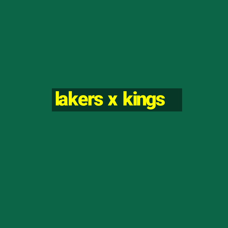 lakers x kings