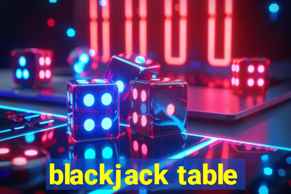 blackjack table