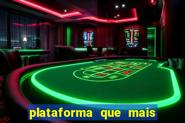 plataforma que mais paga slots