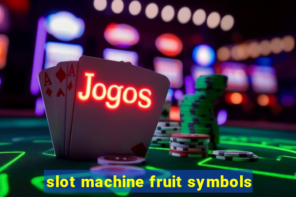 slot machine fruit symbols