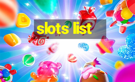 slots list