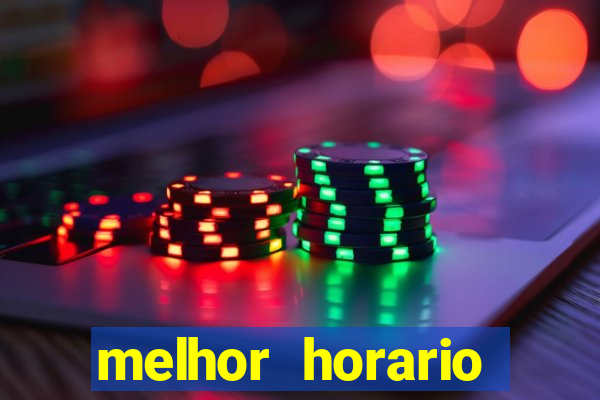 melhor horario jogar fortune rabbit