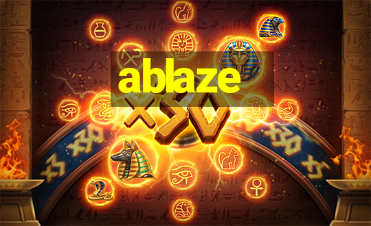 ablaze