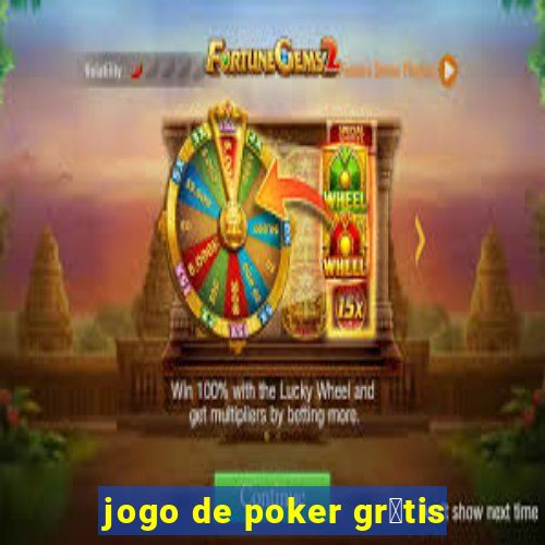 jogo de poker gr谩tis