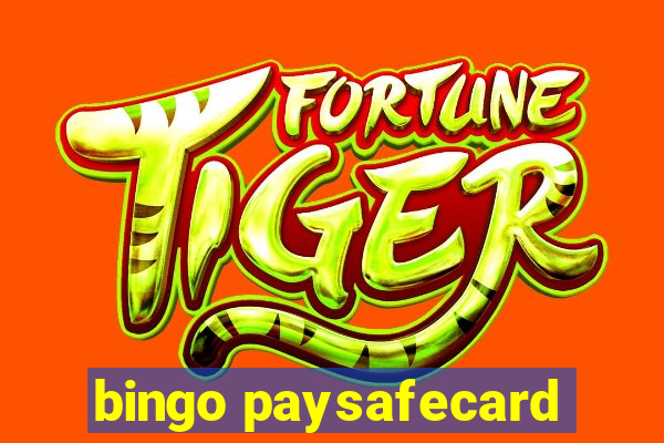 bingo paysafecard