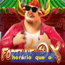 horário que o fortune tiger paga